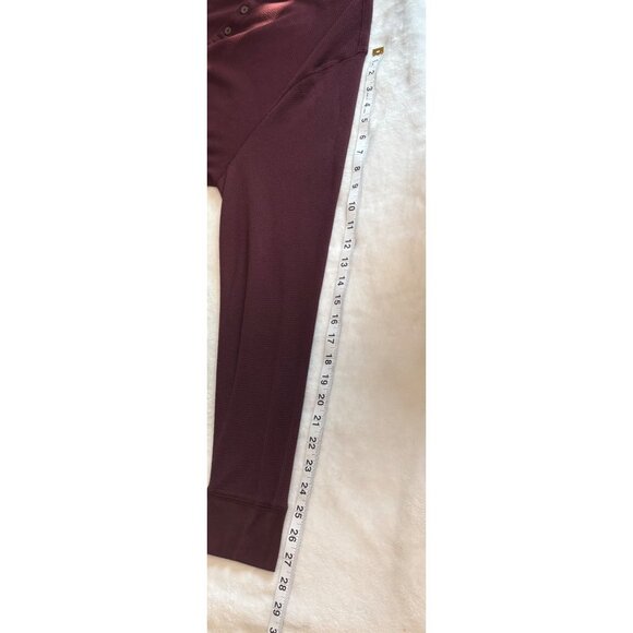 Mens Old Navy Normcore Burgundy Built-In Flex Henley Long Sleeve Shirt XXL - Picture 9 of 10